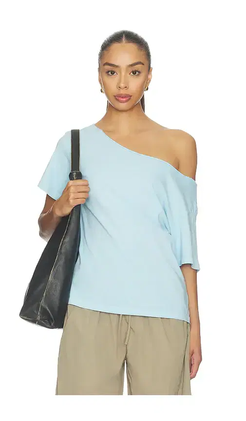 Solid Off The Shoulder Tee