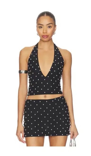 Leslie Amon Cabochon Halter Top | Thumbnail 1