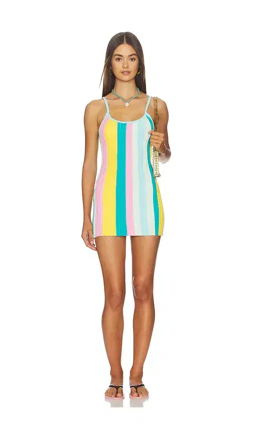 Rib Knit Mini Dress