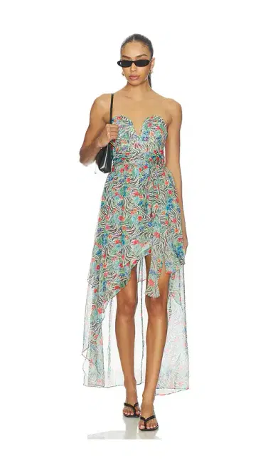 Amanda Uprichard Aurelia Maxi Dress | Thumbnail 1 Amanda Uprichard Aurelia Maxi Dress | Thumbnail 1