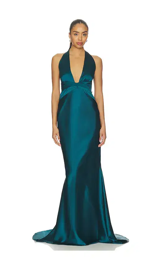Nookie Scarlet Plunge Gown