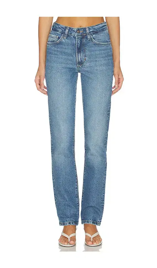 Favorite Daughter The Jen Mid Rise Slim Straight Jean