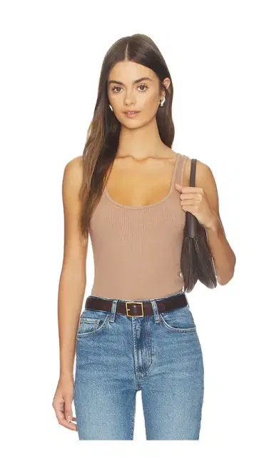 L'Agence Nica Scoop Neck Tank Bodysuit | Thumbnail 1 L'Agence Nica Scoop Neck Tank Bodysuit | Thumbnail 1