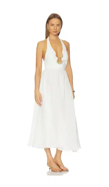 Bardot Cavarly Ramie Halter Dress | Thumbnail 2 Bardot Cavarly Ramie Halter Dress | Thumbnail 2