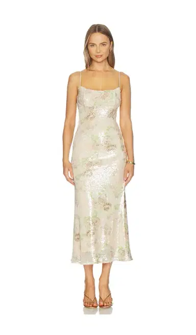 Bardot Adoni Sequin Mesh Midi Dress | Thumbnail 1 Bardot Adoni Sequin Mesh Midi Dress | Thumbnail 1