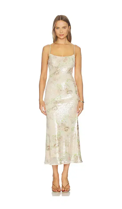 Bardot Adoni Sequin Mesh Midi Dress