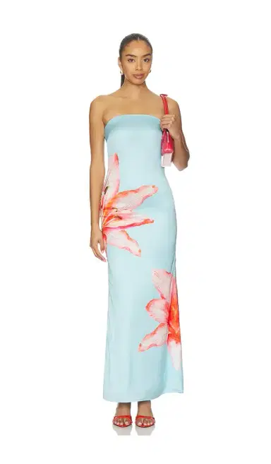 MORE TO COME Lyza Strapless Maxi Dress | Thumbnail 1 MORE TO COME Lyza Strapless Maxi Dress | Thumbnail 1