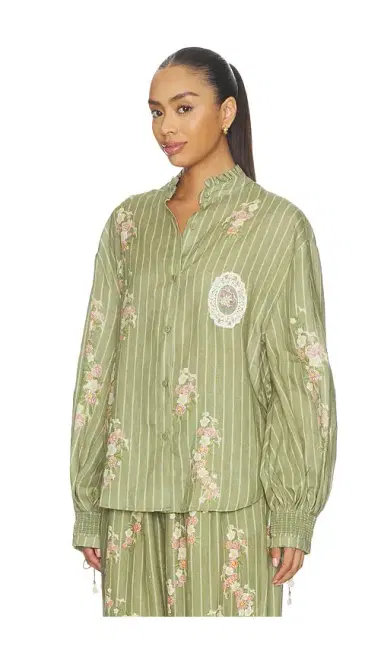 Agua by Agua Bendita AbadIa Button Up Shirt | Thumbnail 2