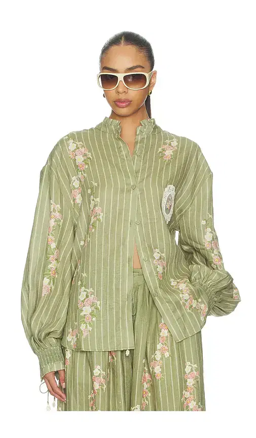 Agua by Agua Bendita AbadIa Button Up Shirt