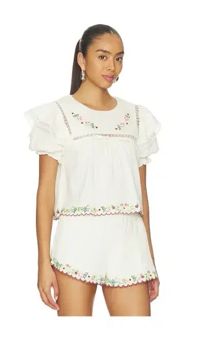 For Love & Lemons Leah Cotton Top | Thumbnail 2 For Love & Lemons Leah Cotton Top | Thumbnail 2
