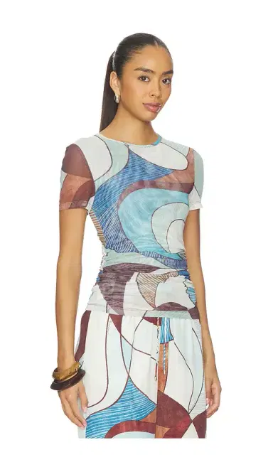 ROAME. Marley Mesh Tee | Thumbnail 2 ROAME. Marley Mesh Tee | Thumbnail 2
