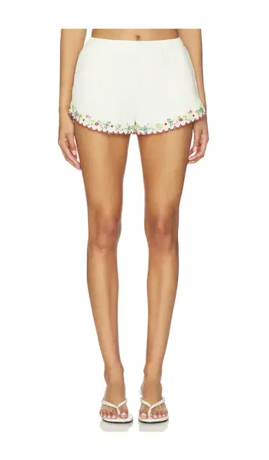 For Love & Lemons Leah Cotton Shorts | Thumbnail 1 For Love & Lemons Leah Cotton Shorts | Thumbnail 1