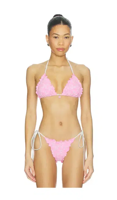 Kulani Kinis Lettuce Edge Bralette Bikini Top | Thumbnail 1