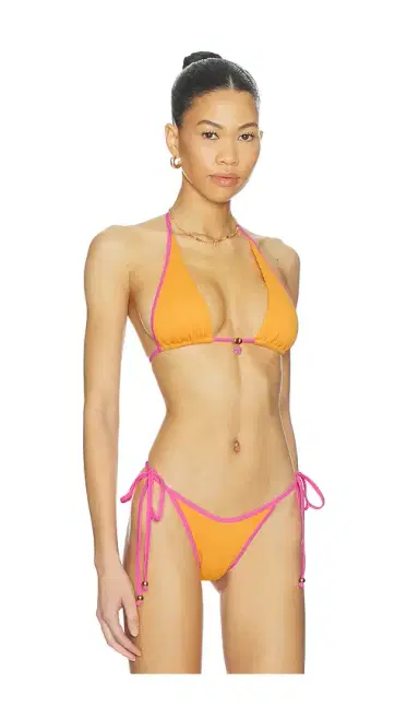 Kulani Kinis Bind Tie Halter Bikini Top | Thumbnail 2 Kulani Kinis Bind Tie Halter Bikini Top | Thumbnail 2