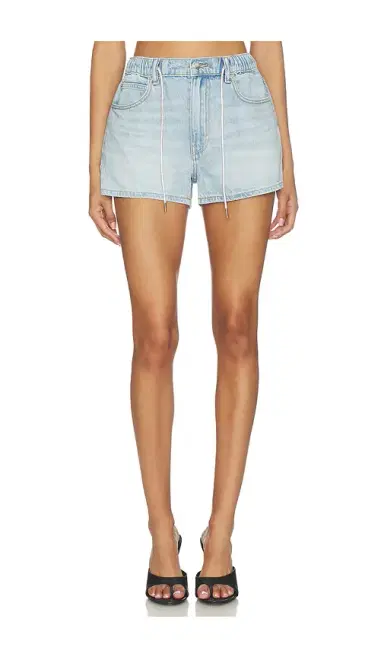 Alexander Wang Marathon Short With Crystal Drawcord | Thumbnail 2 Alexander Wang Marathon Short With Crystal Drawcord | Thumbnail 2