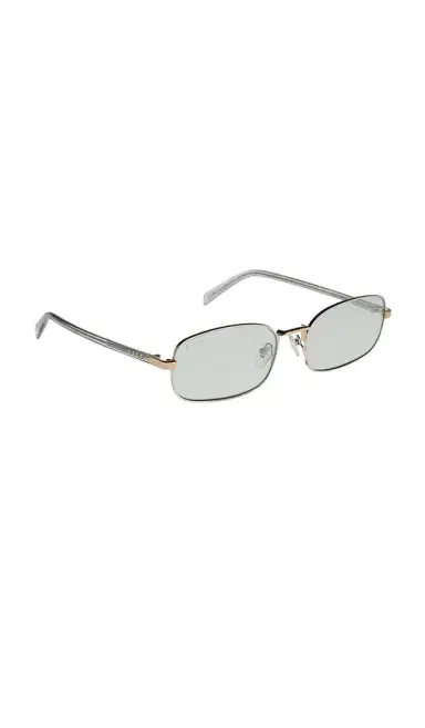 DIFF EYEWEAR X Rachael Kirkconnell Metal Rectangle Sunglasses | Thumbnail 2 DIFF EYEWEAR X Rachael Kirkconnell Metal Rectangle Sunglasses | Thumbnail 2