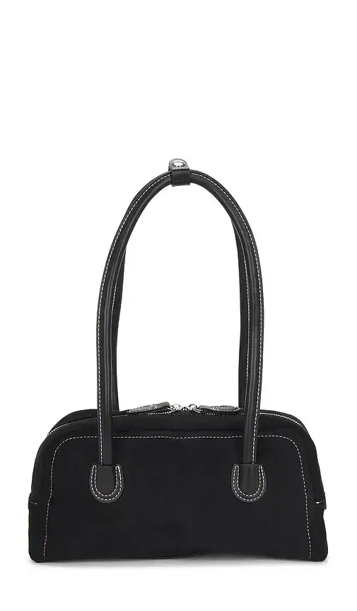 Faux Suede Leather Shoulder Bag