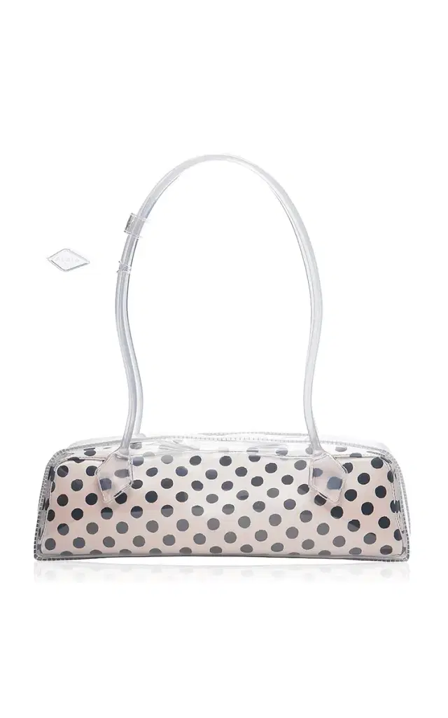Alaïa Le Teckel Medium PU Shoulder Bag