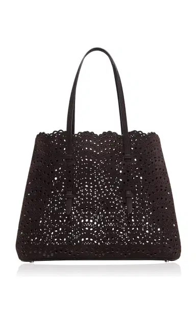 Alaïa Mina 37 Nubuck Leather Shoulder Bag | Thumbnail 2