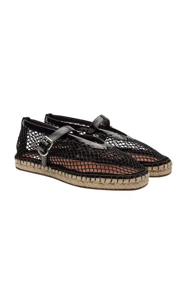 ALAÏA Fishnet Espadrilles