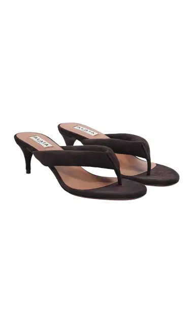 Alaïa Padded Suede Sandals | Thumbnail 3 Alaïa Padded Suede Sandals | Thumbnail 3