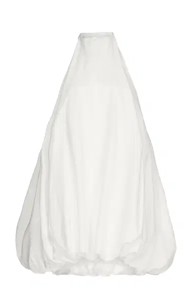 ALAÏA Balloon Cotton-Poplin Mini Dress | Thumbnail 5