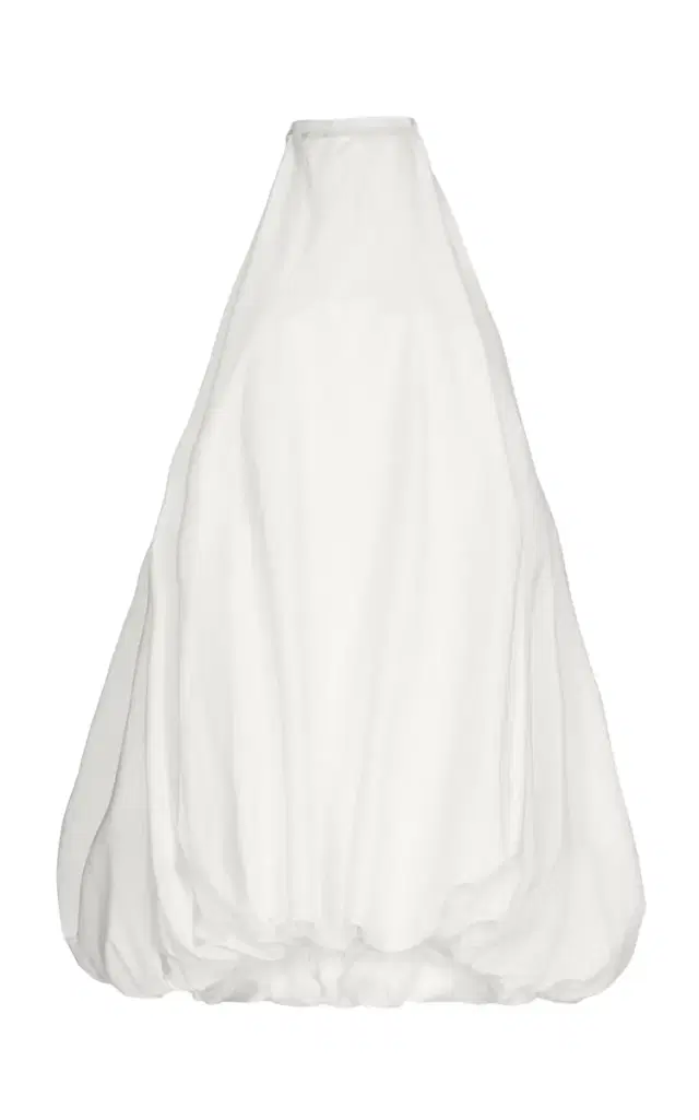 Balloon Cotton-Poplin Mini Dress