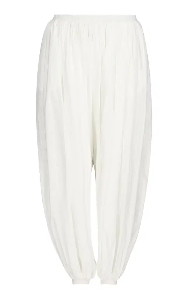 ALAÏA Balloon Cotton Wide-Leg Pants