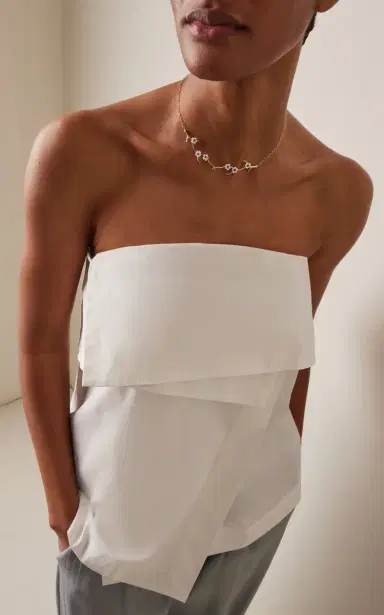 Annette Ferdinandsen Mother Of Pearl And Sapphire Blossom Branch Choker Necklace | Thumbnail 2