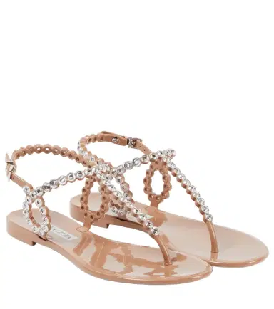 Aquazzura Almost Bare embellished PVC sandals | Thumbnail 1 Aquazzura Almost Bare embellished PVC sandals | Thumbnail 1