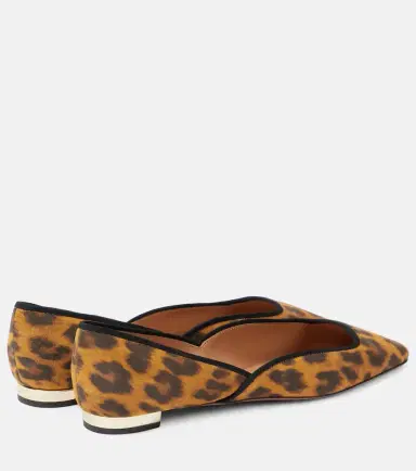 Aquazzura Maia Flay leather ballet flats | Thumbnail 4