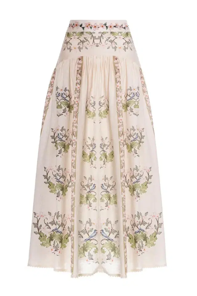 Agua by Agua Bendita Curua Midi Skirt