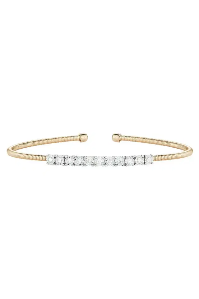 Diamond Ava Bea Flexi Cuff Bracelet