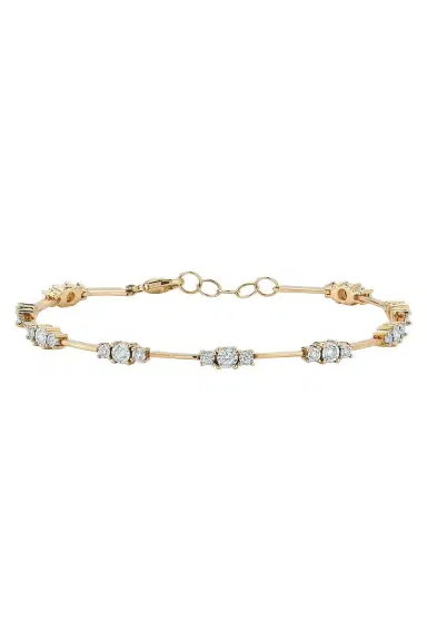DANA REBECCA DESIGNS Diamond Ava Bea Spaced Tennis Bracelet | Thumbnail 1