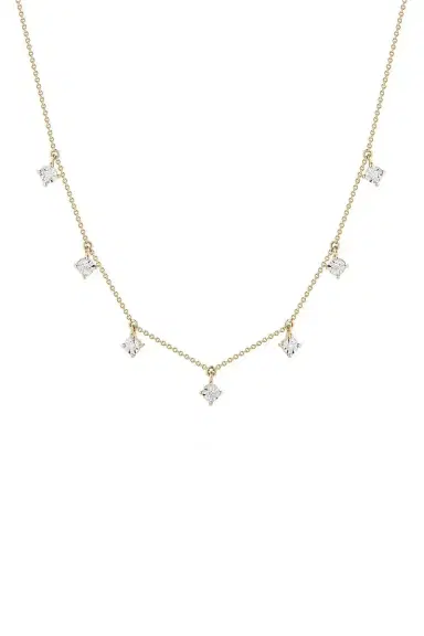 DANA REBECCA DESIGNS Diamond Ava Bea Station Necklace | Thumbnail 1 DANA REBECCA DESIGNS Diamond Ava Bea Station Necklace | Thumbnail 1