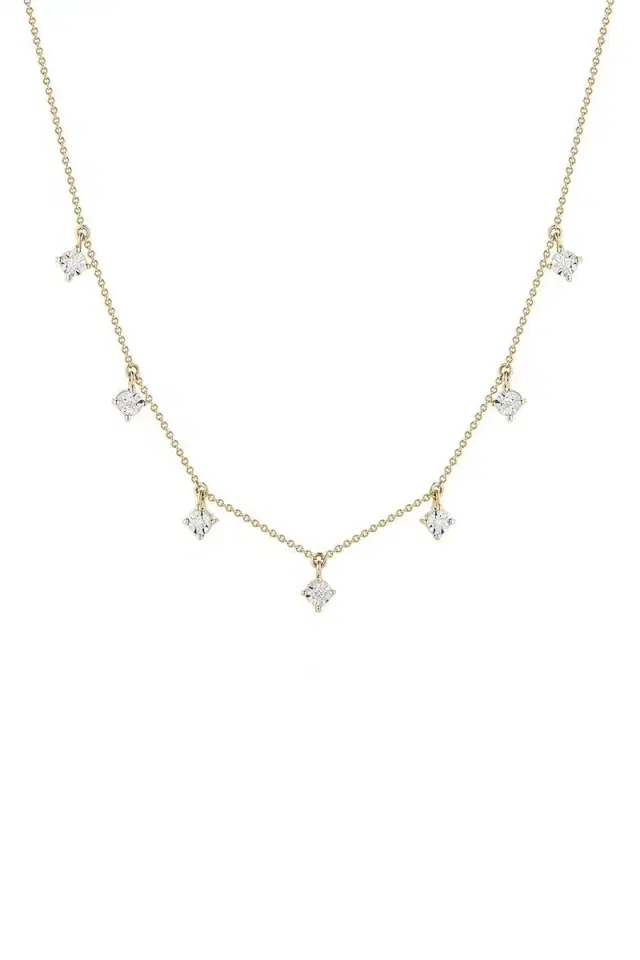 Diamond Ava Bea Station Necklace