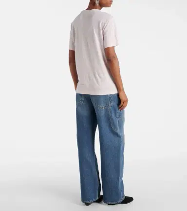 Marant Étoile Zewel logo linen T-shirt | Thumbnail 4