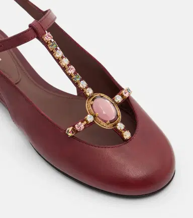 Etro Embellished leather slingback flats | Thumbnail 3 Etro Embellished leather slingback flats | Thumbnail 3