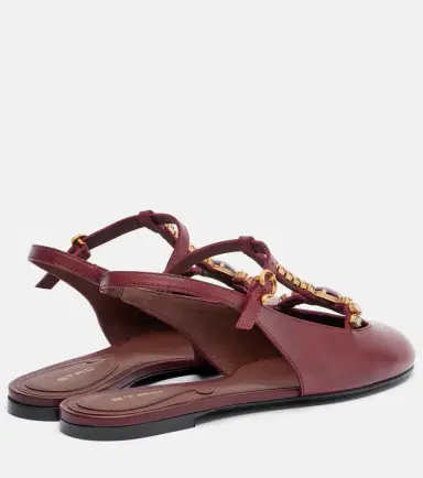 Etro Embellished leather slingback flats | Thumbnail 4 Etro Embellished leather slingback flats | Thumbnail 4