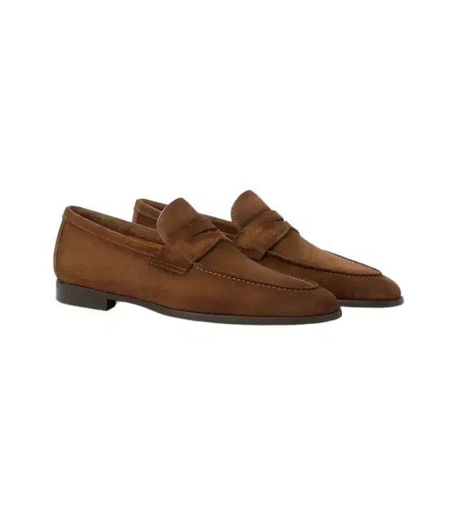 Diezma II suede penny loafers