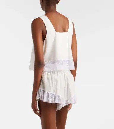 Montce Lace-trimmed cotton shorts | Thumbnail 5