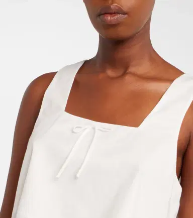 Montce Lace-trimmed cotton crop top | Thumbnail 5