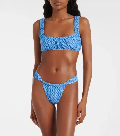 Montce Zoe plaid bikini top | Thumbnail 2