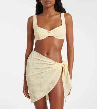Montce Romy gingham bikini top | Thumbnail 2