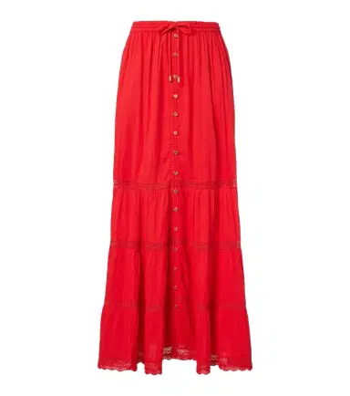 Melissa Odabash Marley crochet-trimmed cotton maxi skirt | Thumbnail 1 Melissa Odabash Marley crochet-trimmed cotton maxi skirt | Thumbnail 1