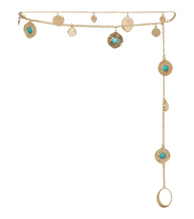 Oseree Oséree Embellished chain belt