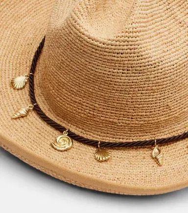 Oséree Oséree Embellished raffia cowboy hat | Thumbnail 2