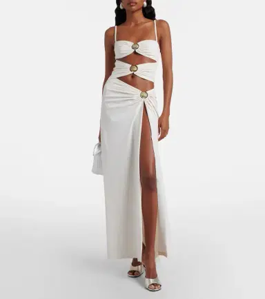 Christopher Esber Mineral Stone cutout jersey maxi dress | Thumbnail 2