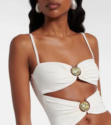 Christopher Esber Mineral Stone cutout jersey maxi dress | Thumbnail 3
