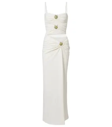 Christopher Esber Mineral Stone cutout jersey maxi dress | Thumbnail 1